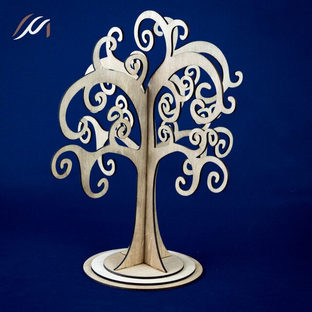 Arbre de Pâques en bois – Décoration de table personnalisable